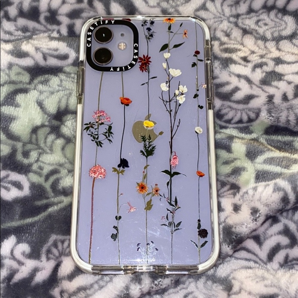 Casetify flower iPhone 11 case